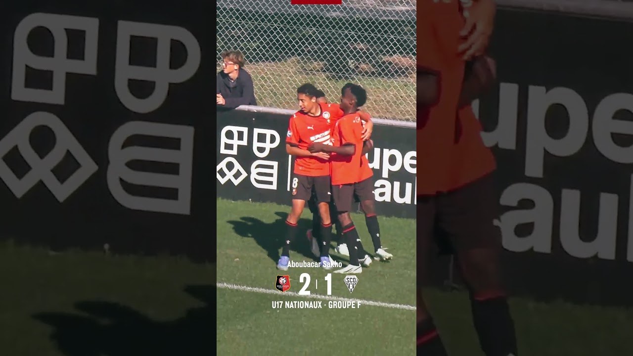 𝟑 𝐛𝐮𝐭𝐬 𝐞𝐭 𝐥𝐚 𝐯𝐢𝐜𝐭𝐨𝐢𝐫𝐞 pour nos U17 contre Angers SCO 👏✅ #shorts