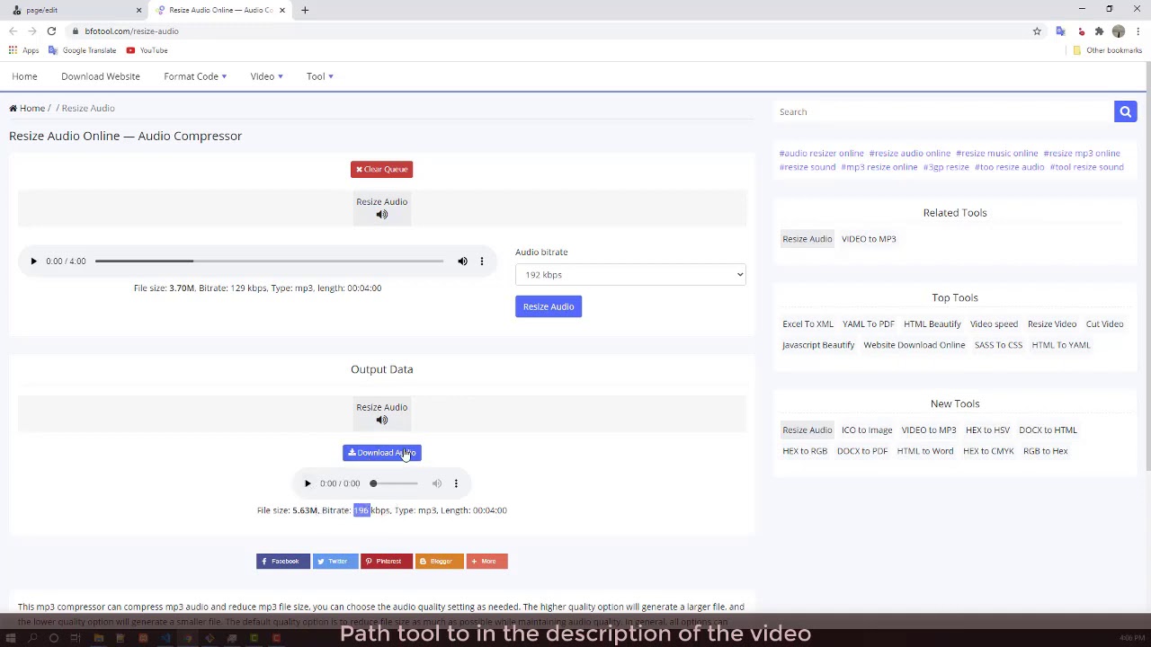 Resize Audio Online — Audio Compressor