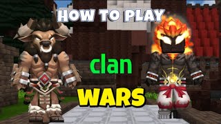 How to play "Clan Wars" game in Blockman Go 😱