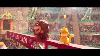 The Super Mario Bros. Movie, but only when Donkey Kong laughs