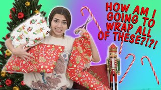 CHRISTMAS WRAPPING WITH ME! What do I get my family? | Kayla Davis