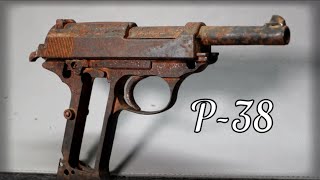 Gun Restoration,  WW2 German Army, Walther P38 (With test firing). #restoration #ww2 #walther