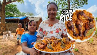 How To Cook Perfect Party Jollof Rice:Tips for Smoky Nigerian Party Jollof Rice African Village Life