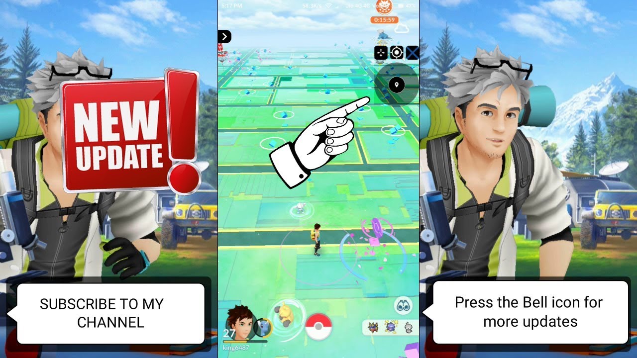 POKEMON GO JOYSTICK NEW UPDATE MORE HACK IN POKEMON GO 0.97.2 IN HINDI