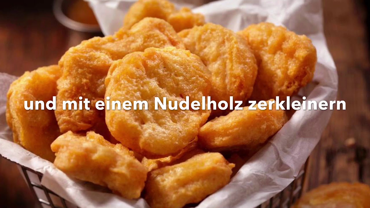 Wie man chicken nuggets selber macht - YouTube