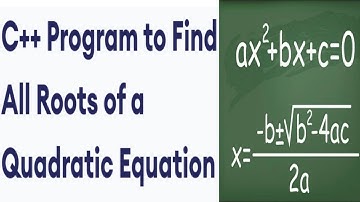 C++ program to find roots of Quadratic equation| Urdu