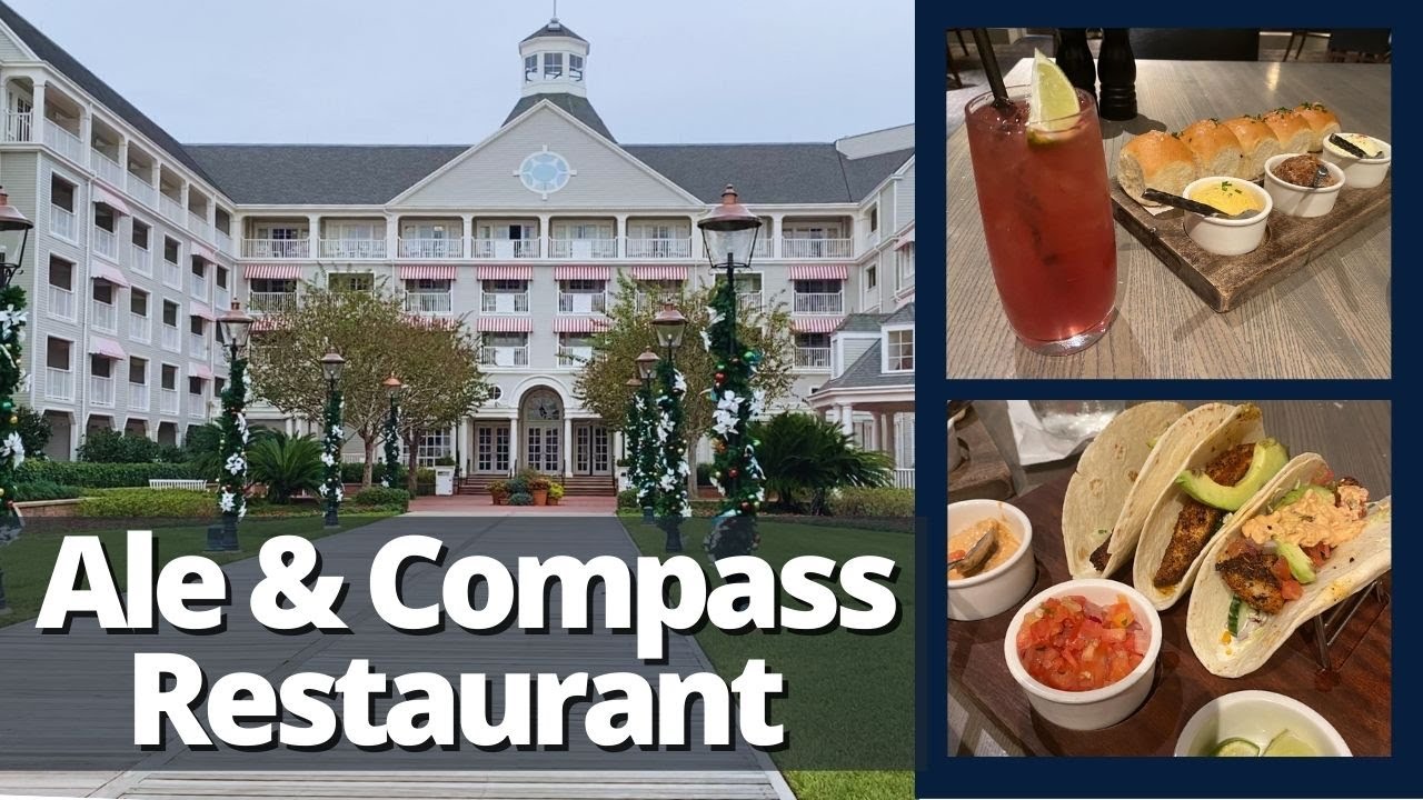 Ale & Compass Restaurant Review at Disney's Yacht Club YouTube