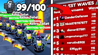 I 😱 UNLOCKED UNITS SLOTS and Got in 😎 LEADERBOARD - Roblox Toilet Tower Defense