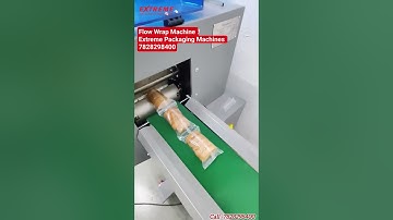Flow Wrap Machine!! Toast rusk packing machine