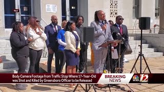 Police body camera video to be released after 17-year-old shot and killed by Greensboro officer
