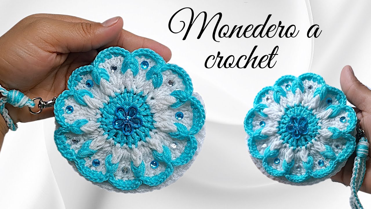 ❤ TE VA A ENCANTAR hermoso monedero tejido a CROCHET paso a paso para que lo regales en san Valentín