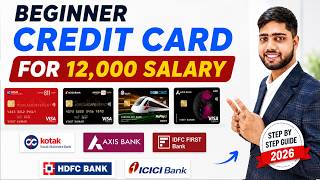 Best credit cards for beginners | Credit cards for beginners | credit card strategy FOR 12000 INCOME