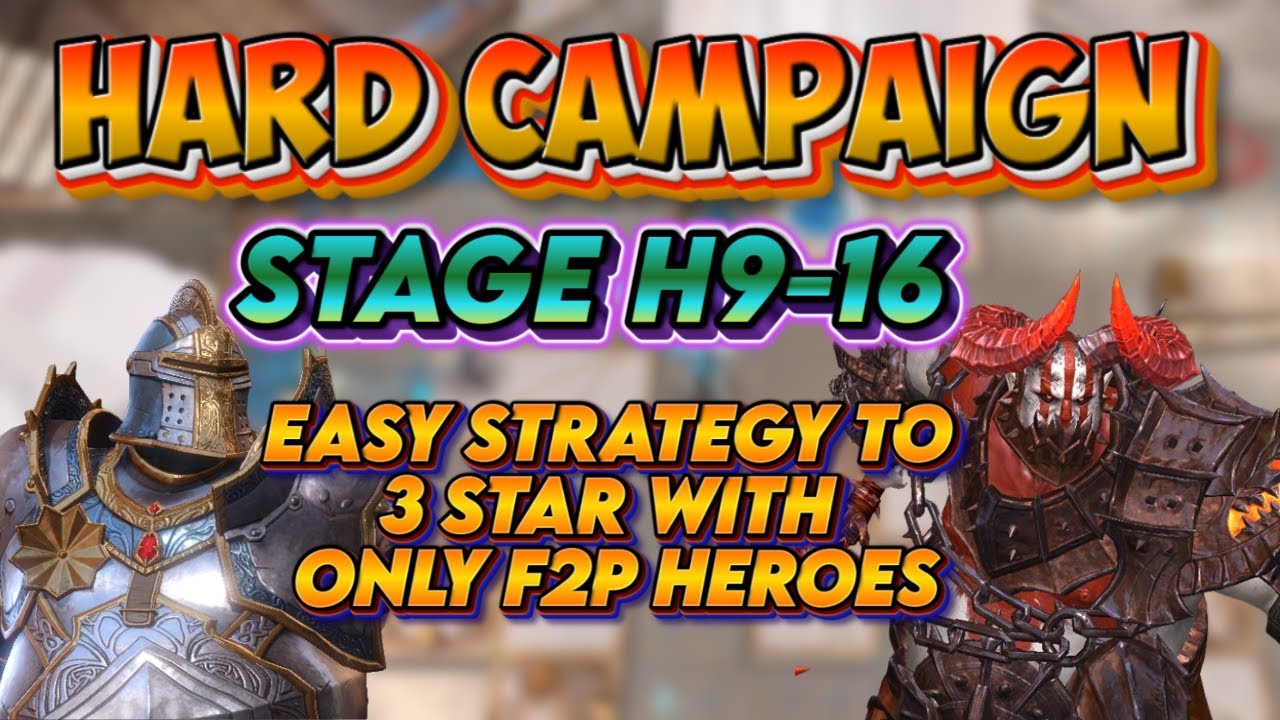 Сложный этап босса кампании H9-16 — простая стратегия для достижения 3 звёзд только с бесплатными...