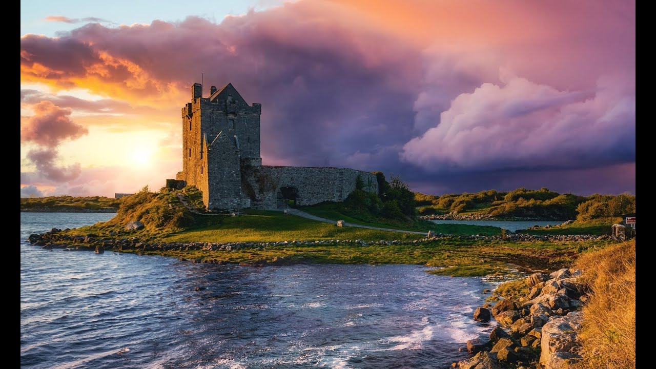 CELTIC WIND Beautiful, Relaxing, Music with Scenes of Ireland 4K CreationScapes