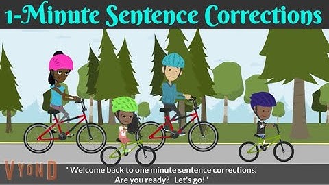 1 Minute Sentence Corrections | English Conversational Practice |Animated Video | @Happy Fun English