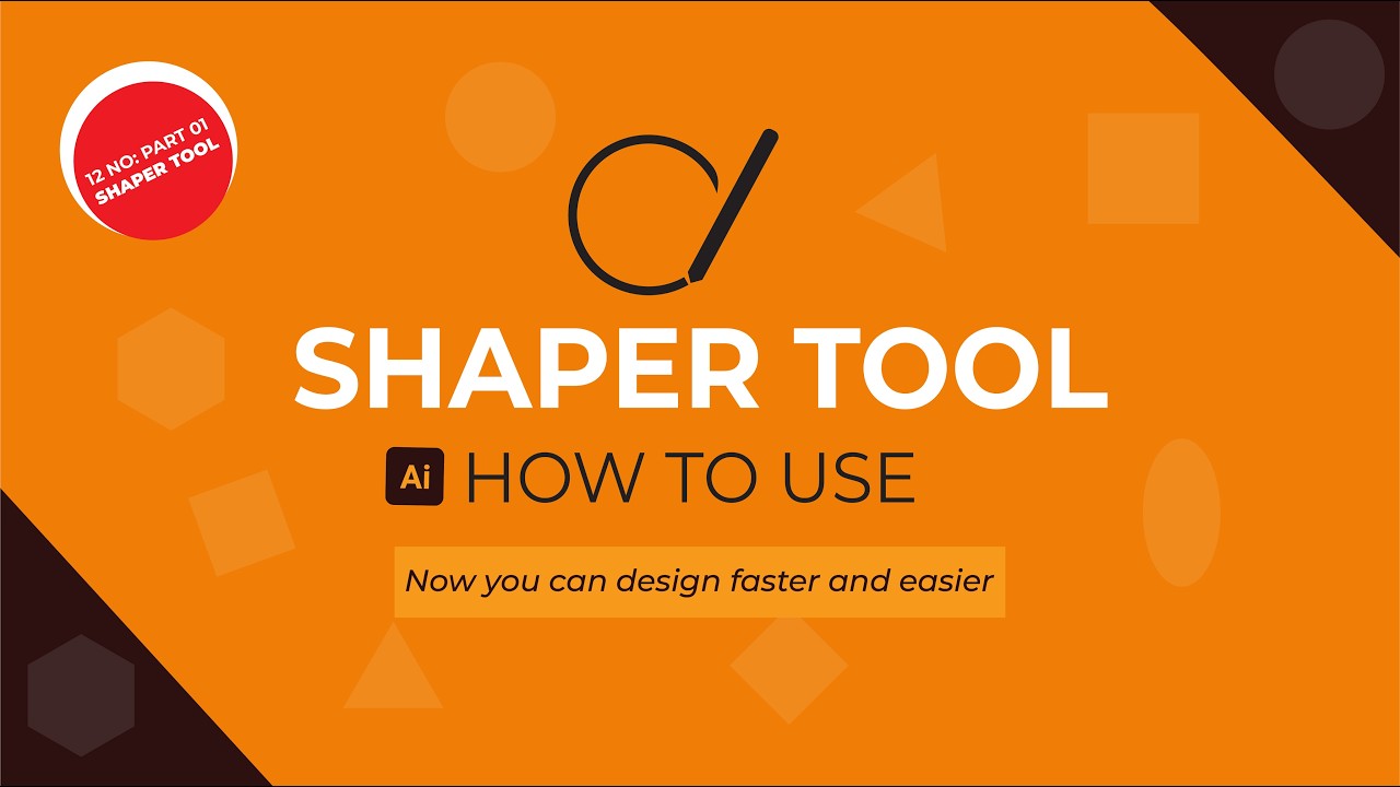 How to Use the Shaper Tool in Adobe Illustrator (Easy Tutorial) - YouTube