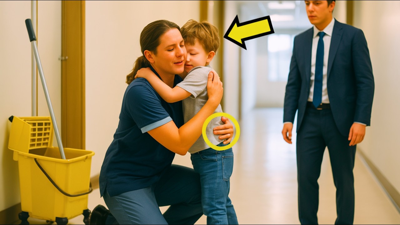 ZENGİN ADAM TEMİZLİKÇİYLE HİÇ KONUŞMADI… OĞLU ONUN OĞLU OLMAYI HAYAL ETTİĞİNİ SÖYLEYENE KADAR…