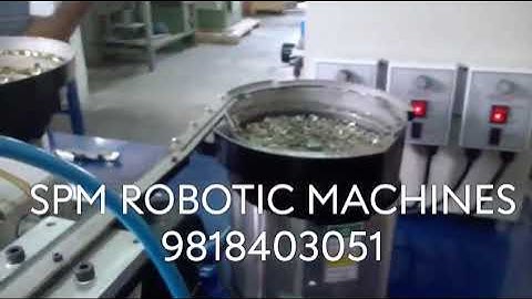 SPM INDEXING ROTARY PICK AND PLACE PART ASSEMBLY MACHINE