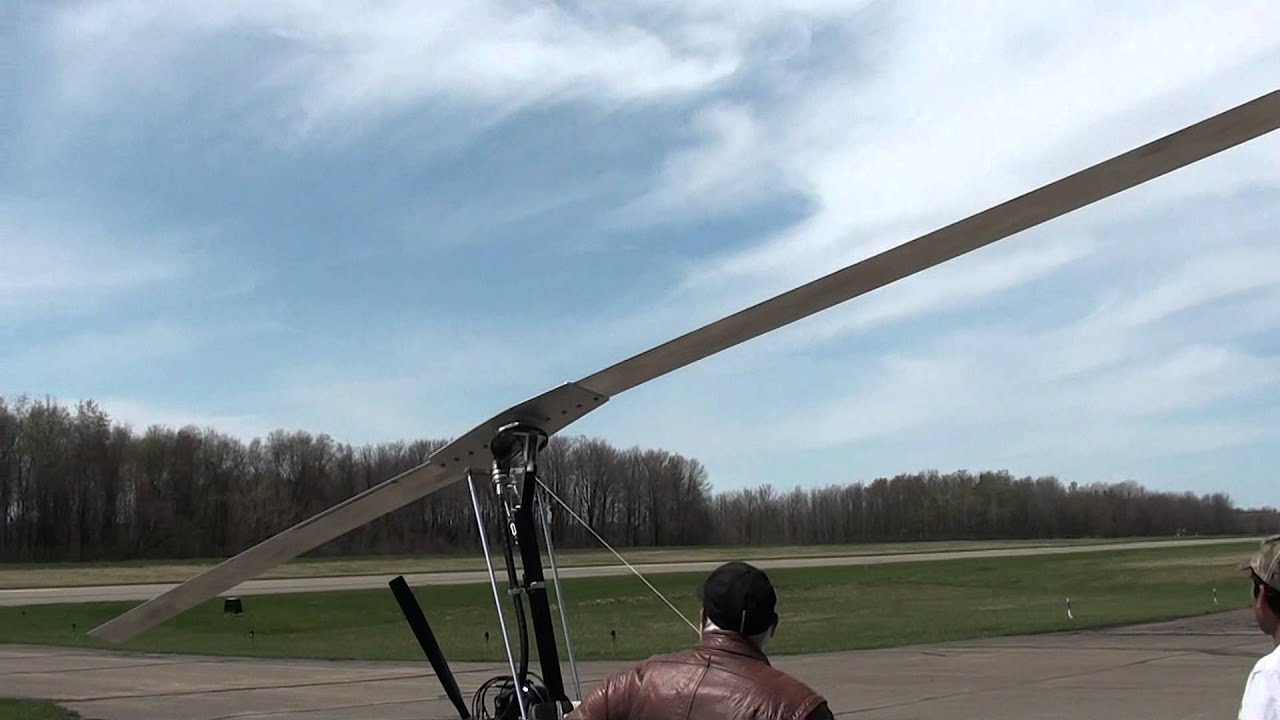 Gyrocopter In Flight Video YouTube