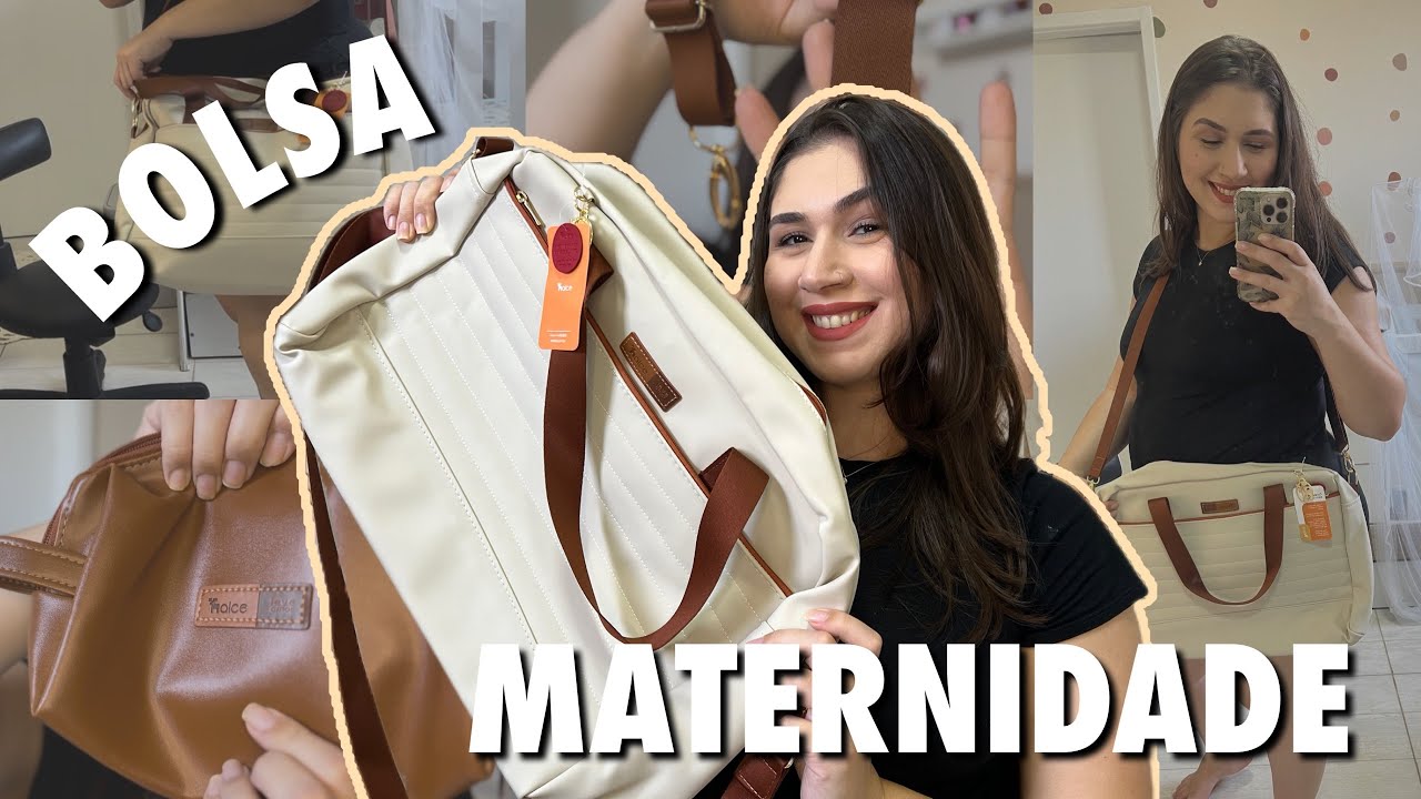 BOLSA MATERNIDADE USE ALCE | Montando Enxoval | Necessaire, Pijama, Acessórios ✨