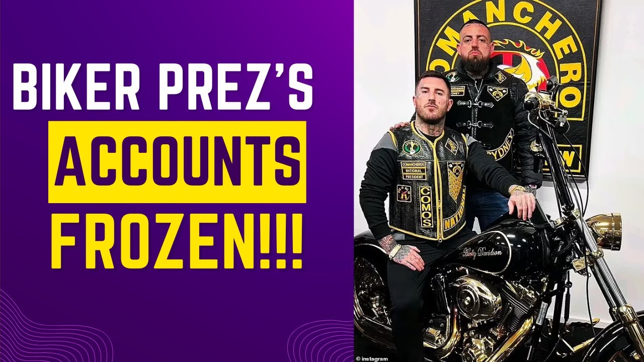⁣Police Sieze 1%er Biker Club Presidents' Bike Accounts