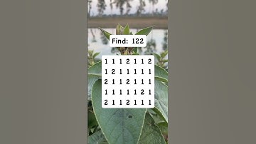 Observation Visual Test: 5 Seconds For You To Spot 122 . Try Your Skills!  #search #puzzle #shorts