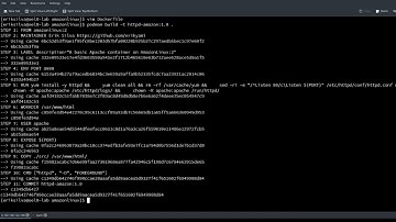Build image httpd utilizando podman