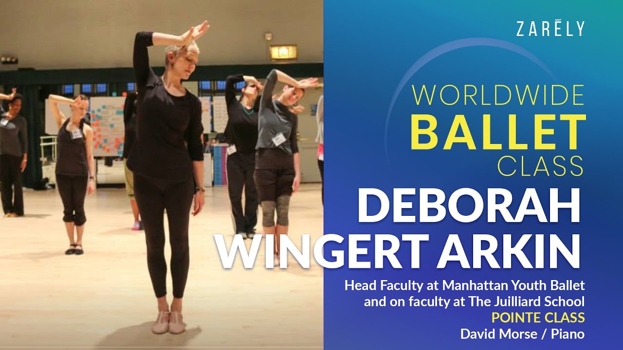 Deborah Wingert Arkin, Head Faculty at Manhattan Youth Ballet. Pointe class