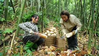 Harvesting Wild Bamboo Shoots That Fed Generations | Simple Mountain Life screenshot 2