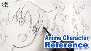 Draw a Character Reference Sheet【Low Angle】｜Pro Animator (real-time)