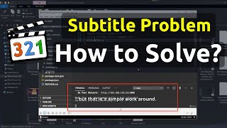 Media Player Classic Subtitle Problem | Expert Azizul