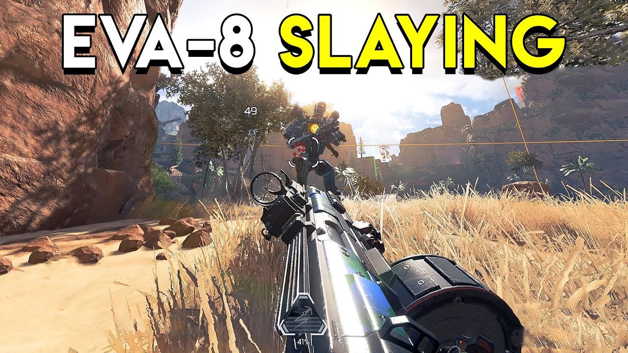 Slaying With The Eva 8 Auto Apex Legends Youtube