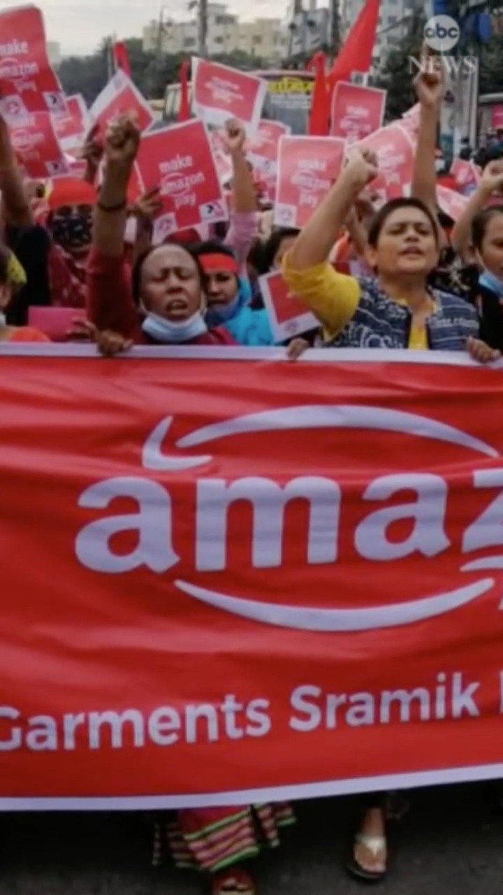 Amazon workers protest in more than 20 countries