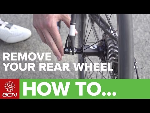Video: How To Change The Rear Wheel Of A Bike