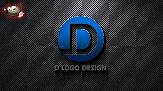 Design a Stunning Letter D Logo in GIMP | Viral Logo Design Tutorial 2025