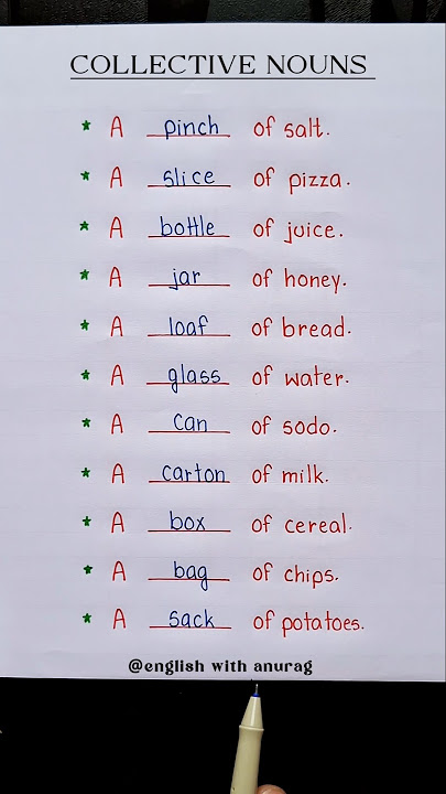 Collective Nouns 🔥👨🏫 #english #grammar #education #learning