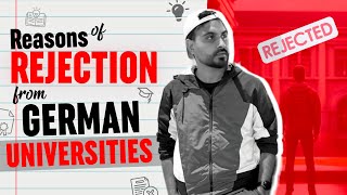 German Public Universities: Top 5 Reasons Why Your Admission Could Get Rejected! (English Subs)