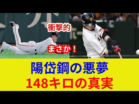 衝撃! 陽岱鋼に痛打! 148キロ豪速球も…まさかの展開!