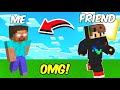 I BECAME HEROBRINE TO TROLL MY FRIEND In MINECRAFT | Hindi  |