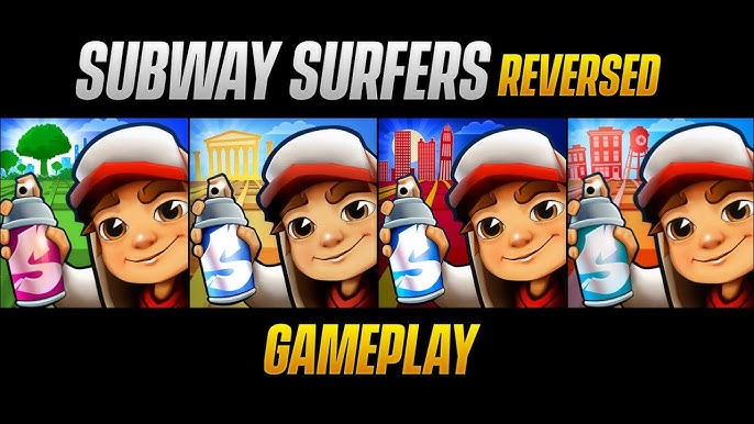 Playing Subway Surfers Reversed🤣😂, By Itz JohnnyPlayz