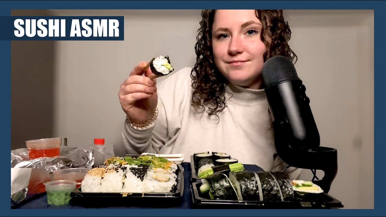 ASMR | Chatty Sushi Mukbang | Eatingsounds| Kletsen + Eten | Nederlandse Asmr