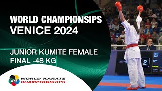 L. Legittimo Ita Vs A. Nyman Swe Junior Kumite Female -48 Kg Final World Karate Federation