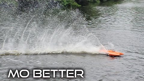 Prop Walk Extended Rudder, Shimmed Strut Test Deltaforce Vortex 34 - Rudder Placement Rc Boat