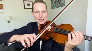 How to play the ORIGINAL bowing for Paganini's 5th Caprice with Helena Baillie in 4 steps