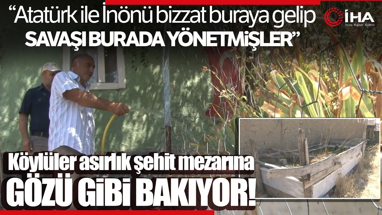Köy Halkı, Evlerinin Bahçesindeki Asırlık Şehit Mezarlarına Gözü Gibi Bakıyor