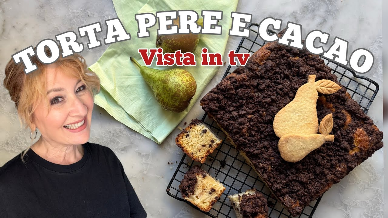 Pere e cacao: l'abbinamento perfetto per una torta irresistibile