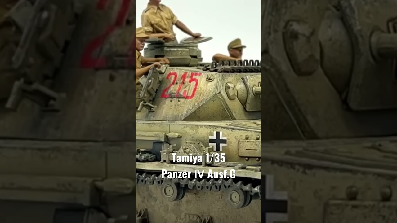Tamiya 1/35 Panzer Ⅳ Ausf.G paint video 