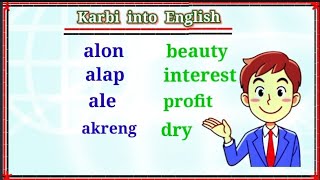 English into Karbi translation |||daily use sentences.