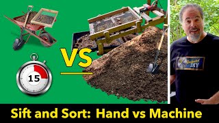 Sift, Sort and Clean Soil, Compost  and So Much More  in Minutes!  DIY Motorized Shaker Table!