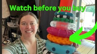 Honest moms review of Sassy ring stacker toy
